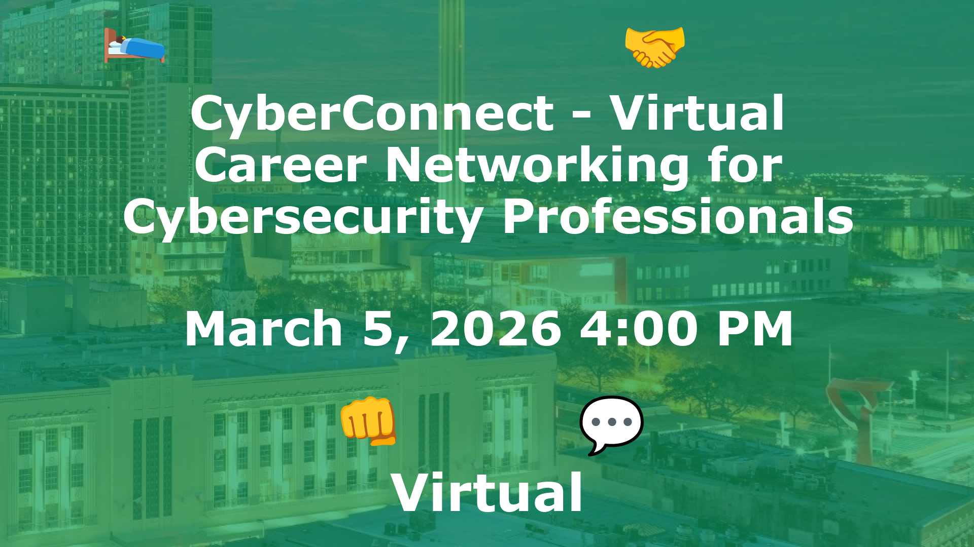 CyberConnect - Virtual Career Networking for Cybersecurity Professionals event image